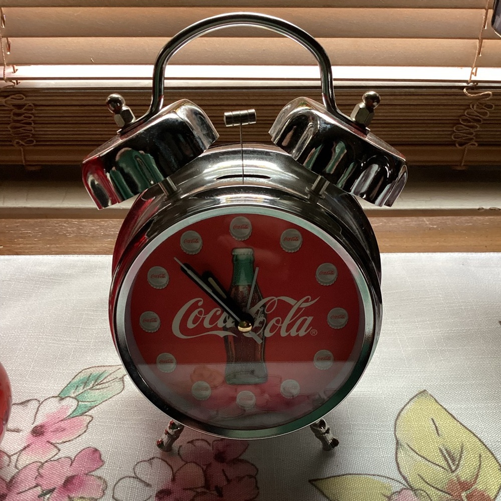 Coca Cola Red Retro Alarm Clock